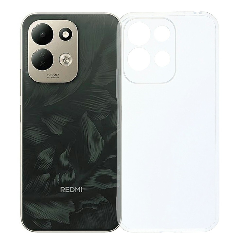 Průhledný gelový obal na Xiaomi Redmi 17 4G/5G - průhledný