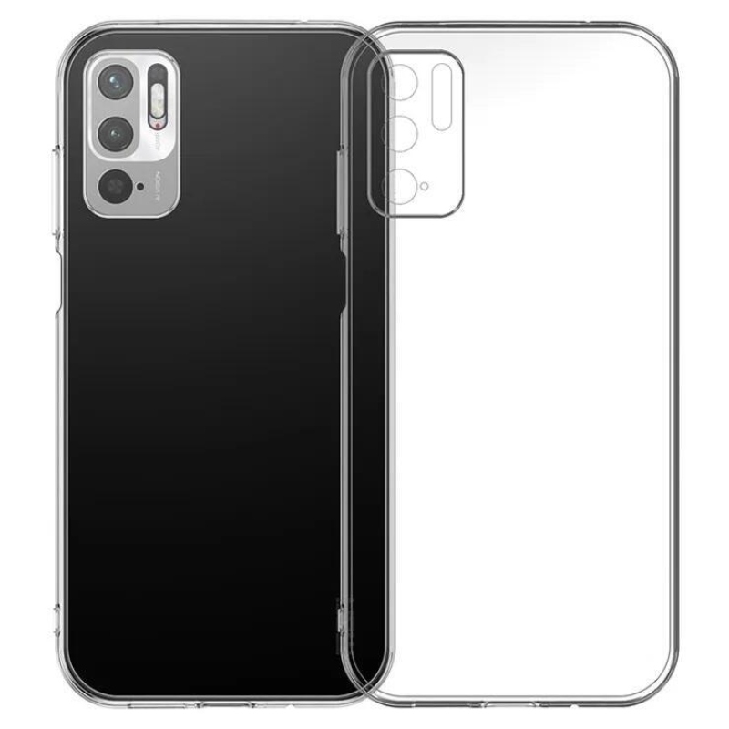 Průhledný gelový obal na Xiaomi Redmi Note 10 5G/Poco M3 Pro 4G/5G - průhledný