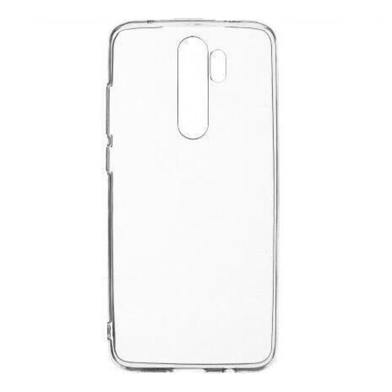 Průhledný gelový obal na Xiaomi Redmi Note 8 Pro - průhledný