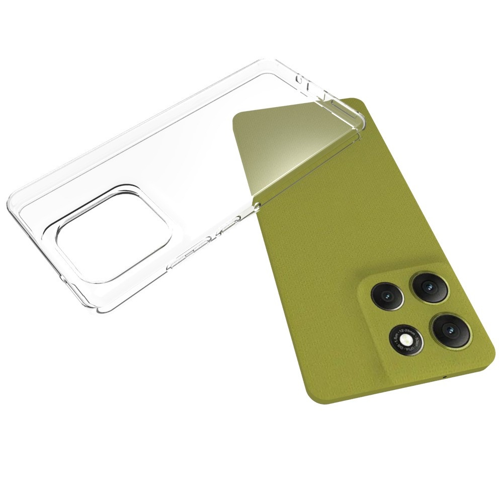 Průhledný gelový obal pro mobil Motorola Moto G86 5G - průhledný
