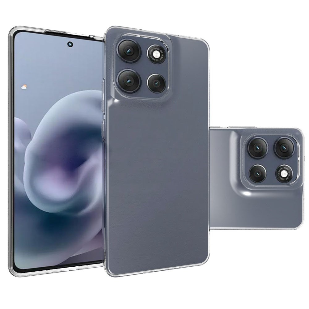 Průhledný gelový obal pro mobil Motorola Moto G86 Power 5G - průhledný