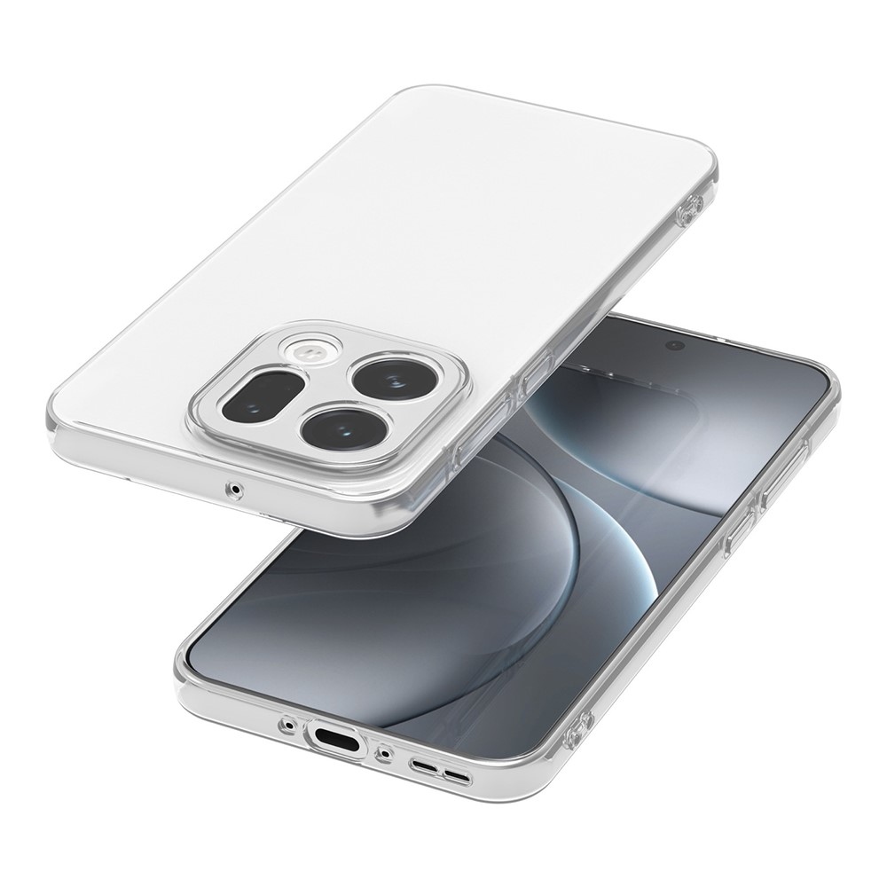 Průhledný gelový obal pro mobil Oppo Find X9 Pro 5G - průhledný