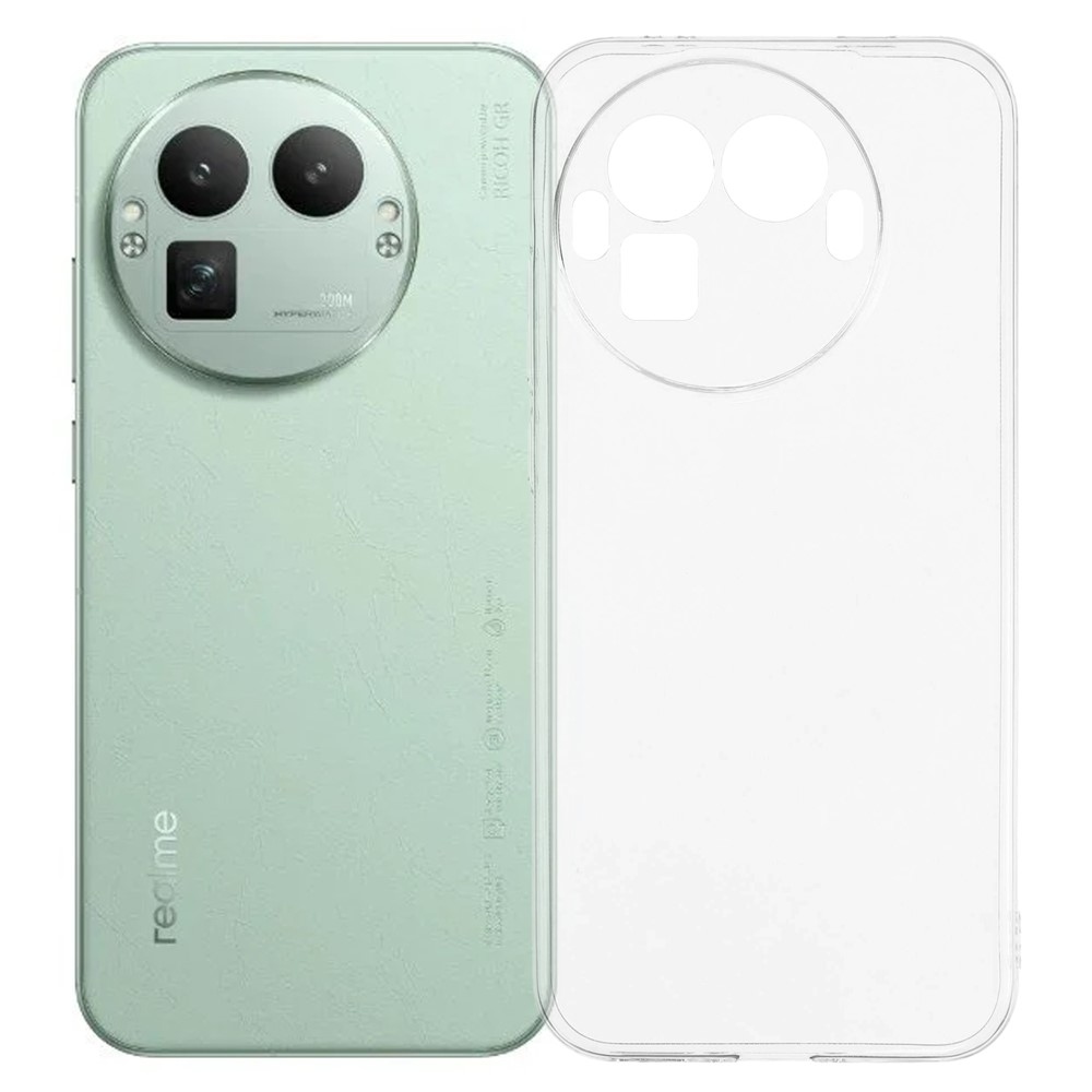 Průhledný gelový obal pro mobil Realme GT 8 Pro 5G - průhledný