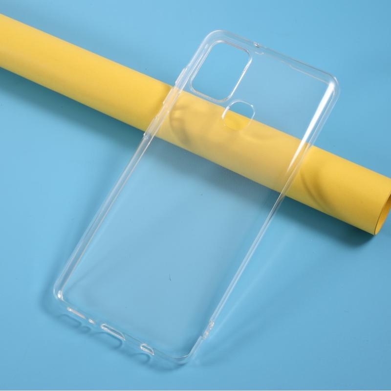 Průhledný gelový obal pro mobil Samsung Galaxy A21s - průhledný