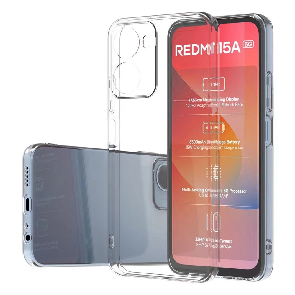 Průhledný gelový obal pro mobil Xiaomi Redmi Note 17 Pro Max 5G - průhledný