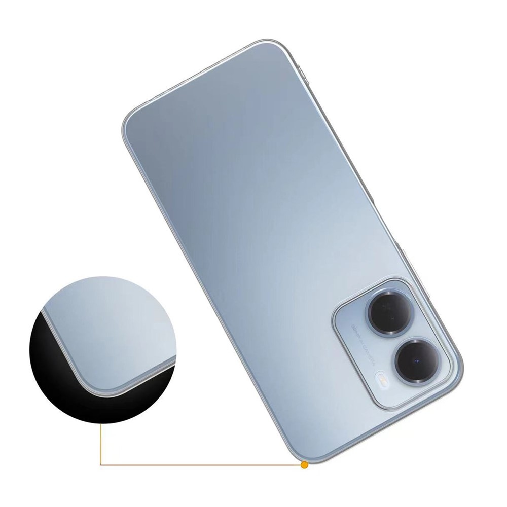 Průhledný gelový obal pro mobil Xiaomi Redmi Note 17 Pro Max 5G - průhledný