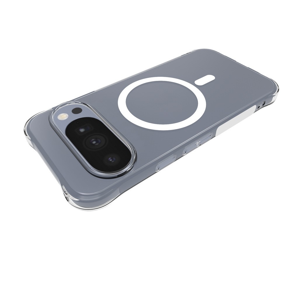 Průhledný gelový obal s MagSafe na Google Pixel 11 Pro s vyztuženými rohy