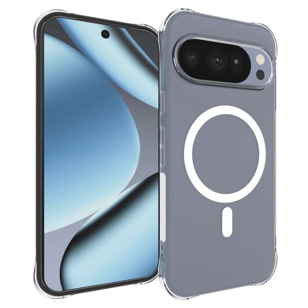 Průhledný gelový obal s MagSafe na Google Pixel 11 Pro s vyztuženými rohy
