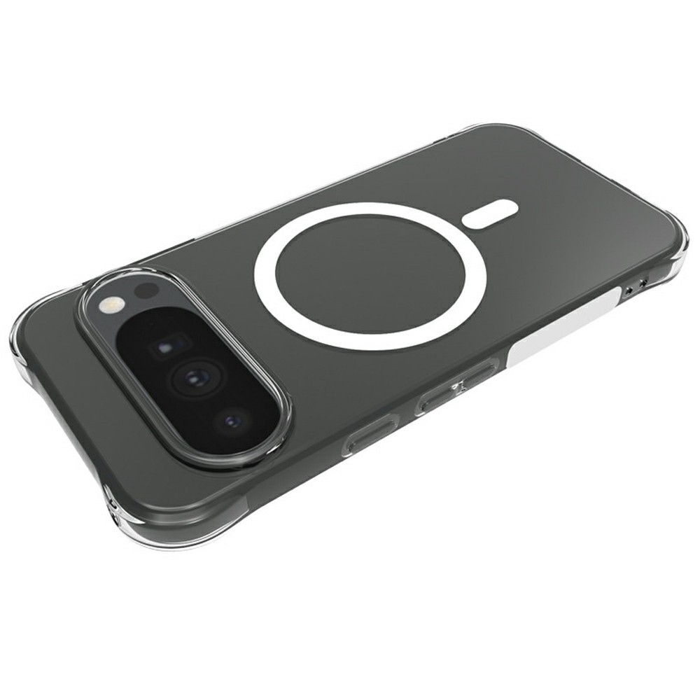 Průhledný gelový obal s MagSafe na Google Pixel 11 Pro XL s vyztuženými rohy
