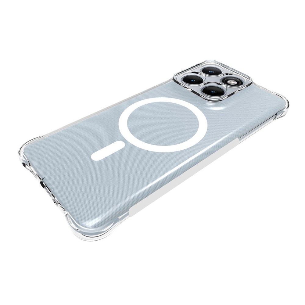 Průhledný gelový obal s MagSafe na Motorola Edge 70 Fusion 5G s vyztuženými rohy