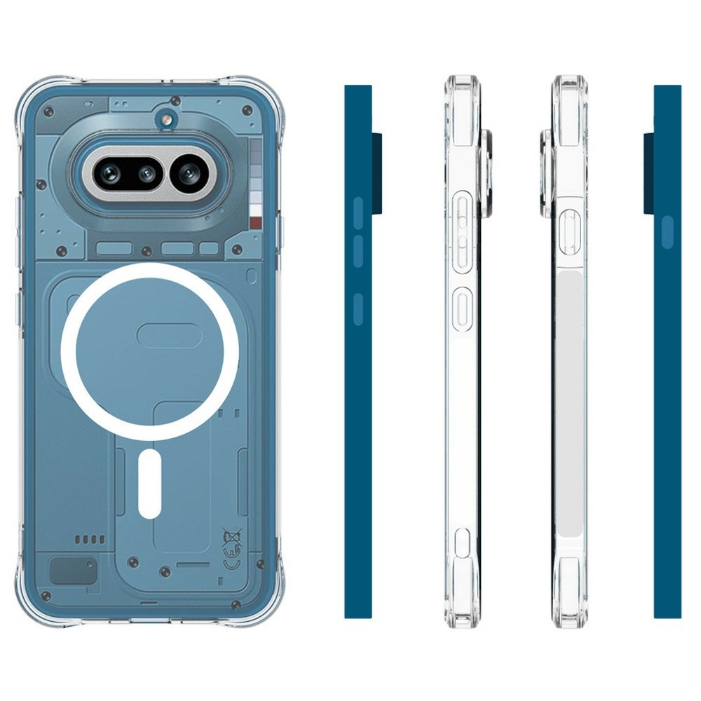 Průhledný gelový obal s MagSafe na Nothing Phone (4a)