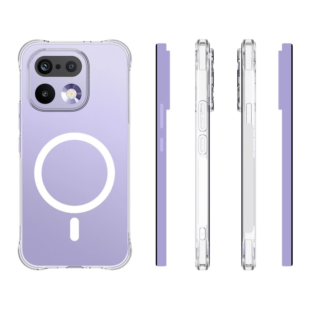 Průhledný gelový obal s MagSafe na Realme 16 Pro 5G s vyztuženými rohy
