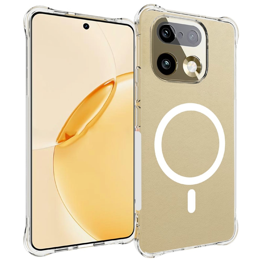 Průhledný gelový obal s MagSafe na Realme 16 Pro+ 5G s vyztuženými rohy