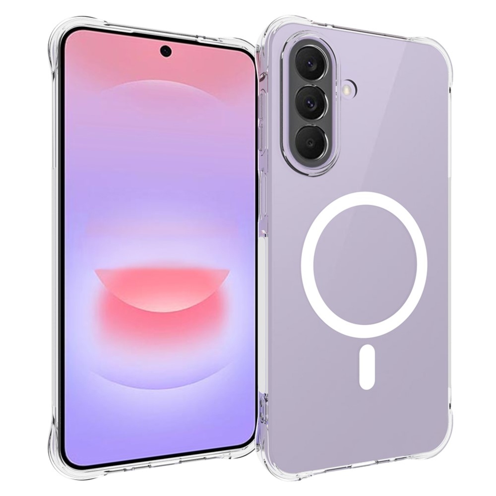 Průhledný gelový obal s MagSafe na Samsung Galaxy A27 s vyztuženými rohy