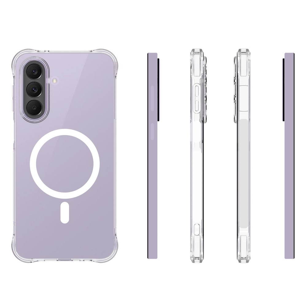 Průhledný gelový obal s MagSafe na Samsung Galaxy A27 s vyztuženými rohy
