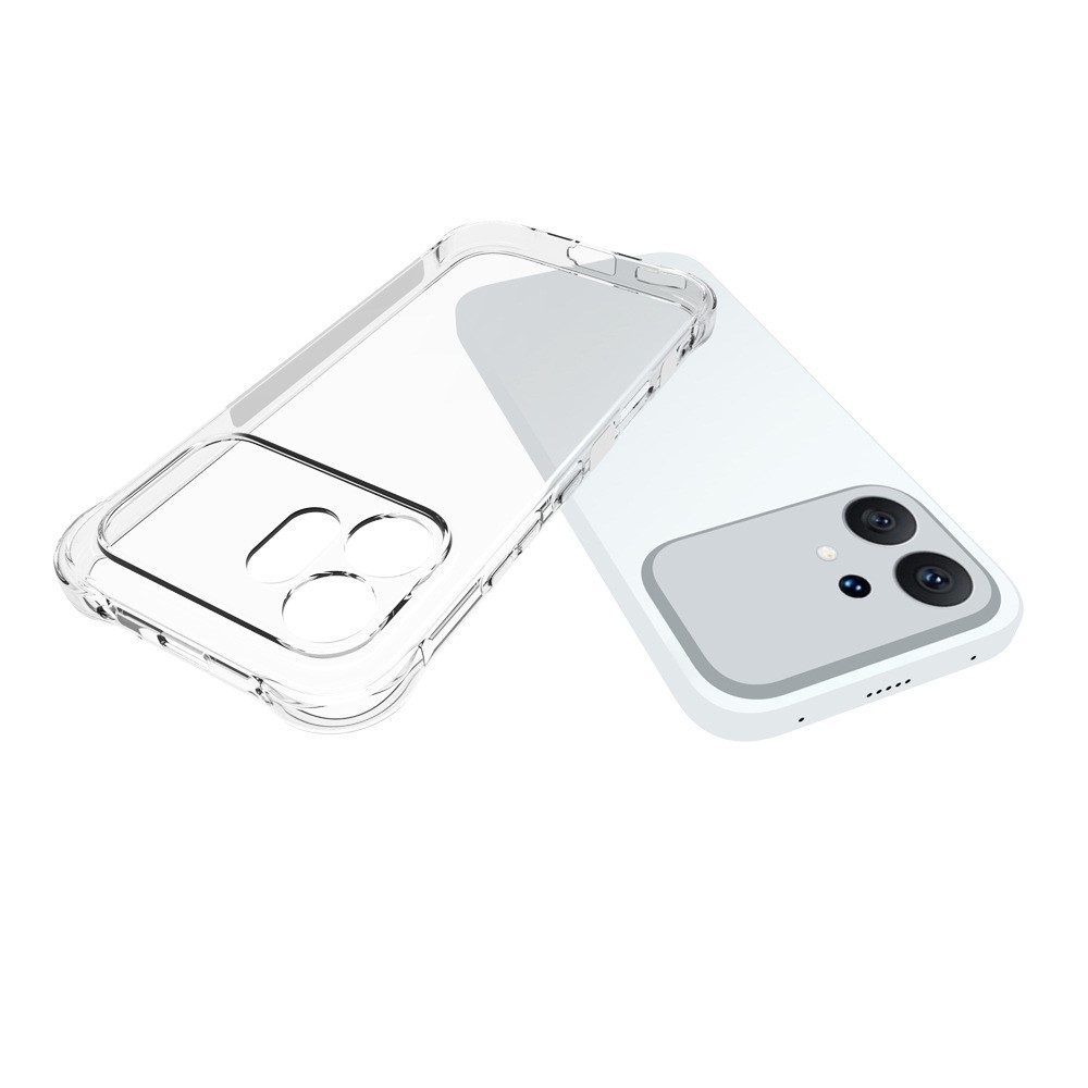 Průhledný gelový obal s vyztuženými rohy na mobil Honor 600 5G