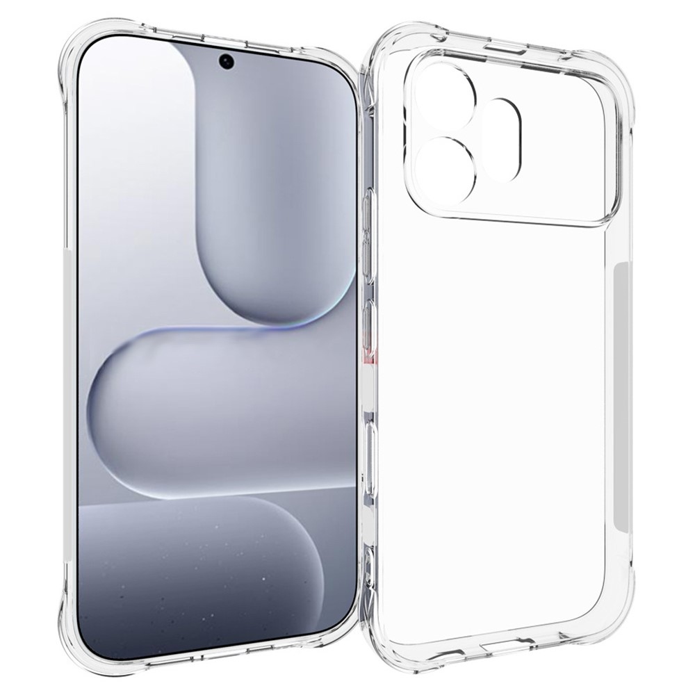 Průhledný gelový obal s vyztuženými rohy na mobil Honor 600 5G