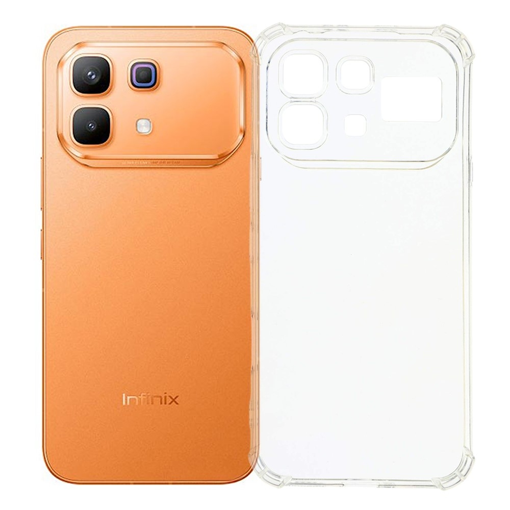 Průhledný gelový obal s vyztuženými rohy na mobil Infinix Note 60 5G/Note 60 Pro 5G