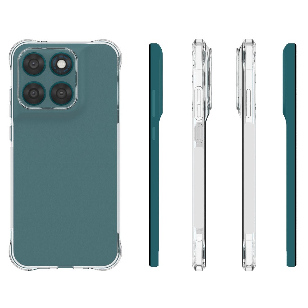 Průhledný gelový obal s vyztuženými rohy na mobil Motorola Moto G87 5G/G77 5G/G67 5G