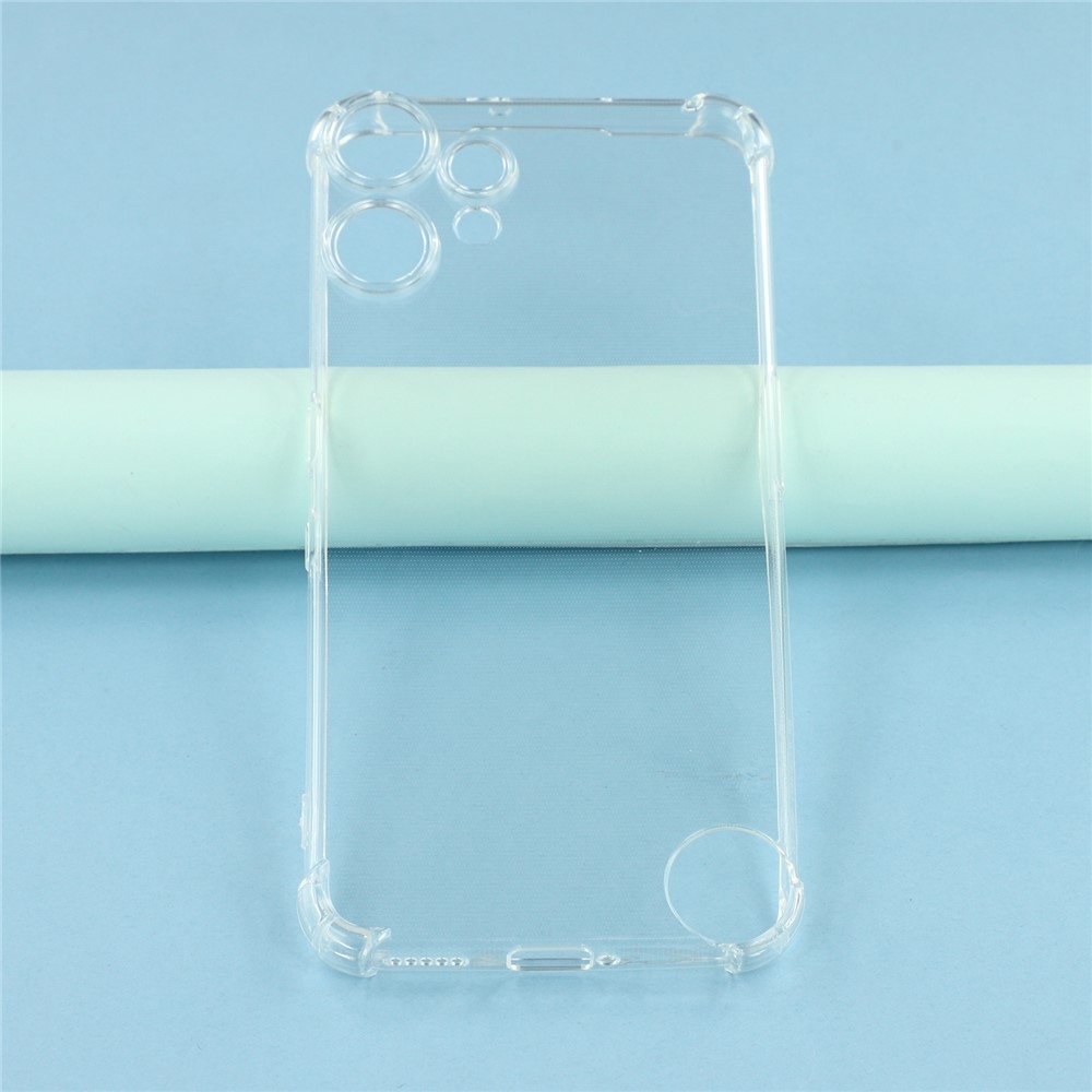 Průhledný gelový obal s vyztuženými rohy na mobil Nothing CMF Phone 2 Pro - průhledný