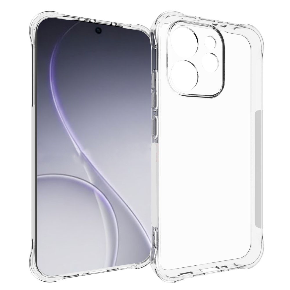 Průhledný gelový obal s vyztuženými rohy na mobil Oppo Reno 15 Pro 5G
