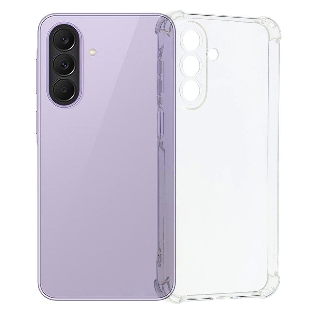 Průhledný gelový obal s vyztuženými rohy na mobil Samsung Galaxy A27 - průhledný