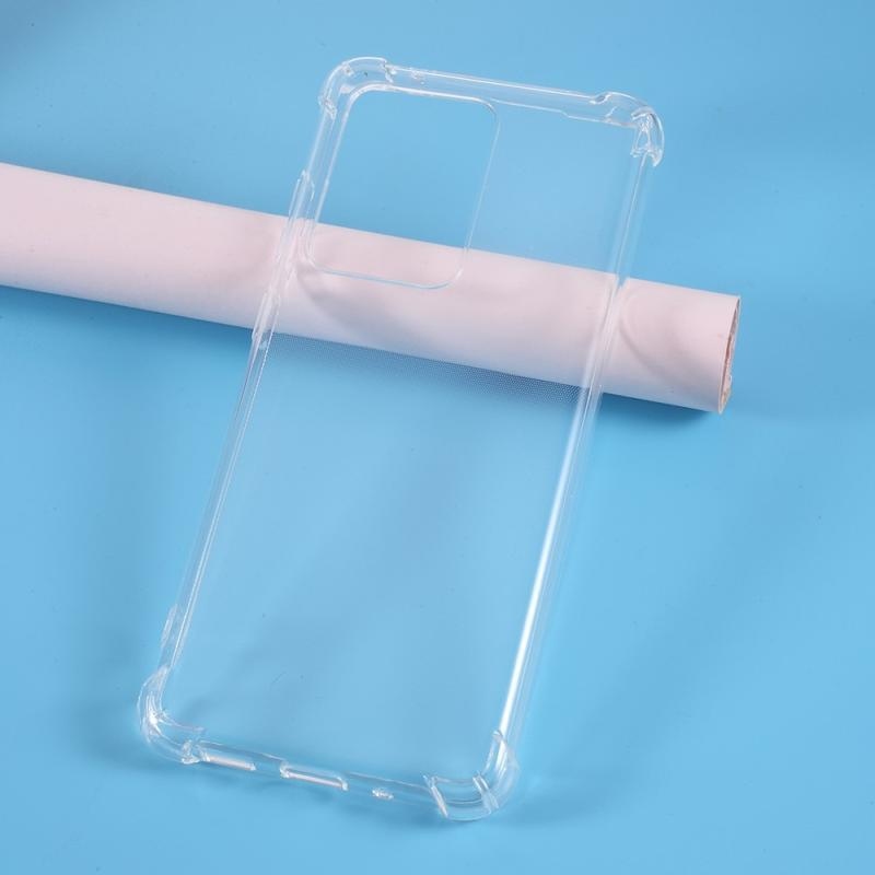 Průhledný gelový obal s vyztuženými rohy na mobil Samsung Galaxy S20 Ultra - průhledný