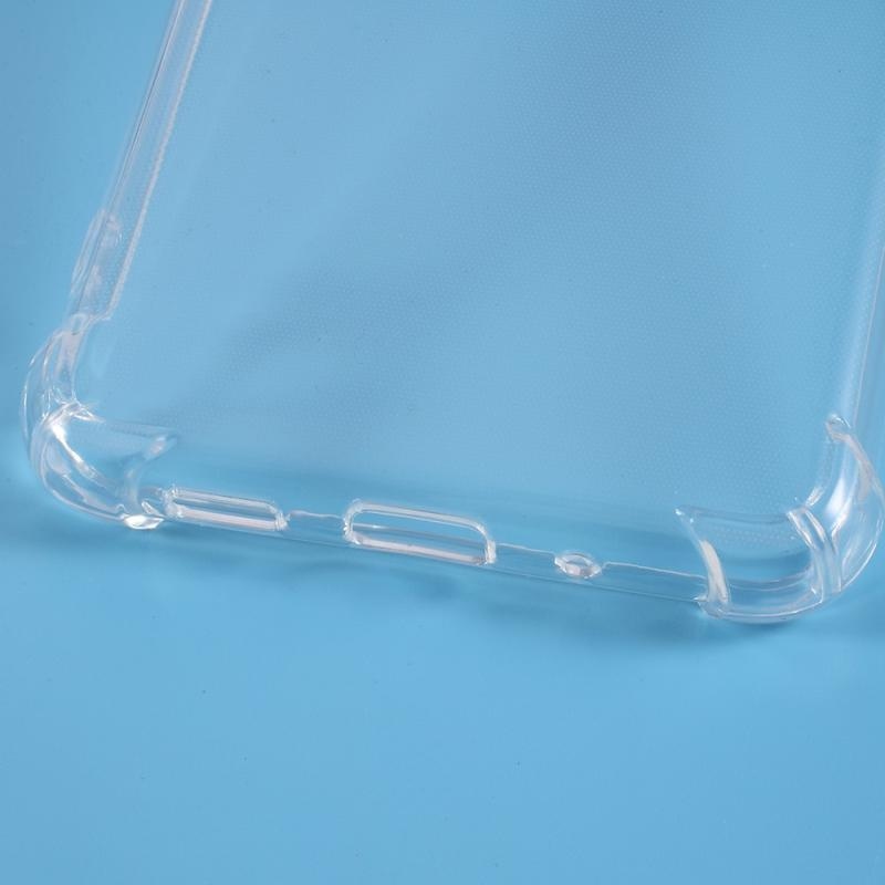 Průhledný gelový obal s vyztuženými rohy na mobil Samsung Galaxy S20 Ultra - průhledný