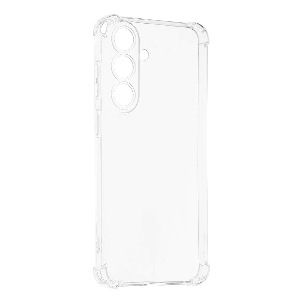 Průhledný gelový obal s vyztuženými rohy na mobil Samsung Galaxy S26 FE