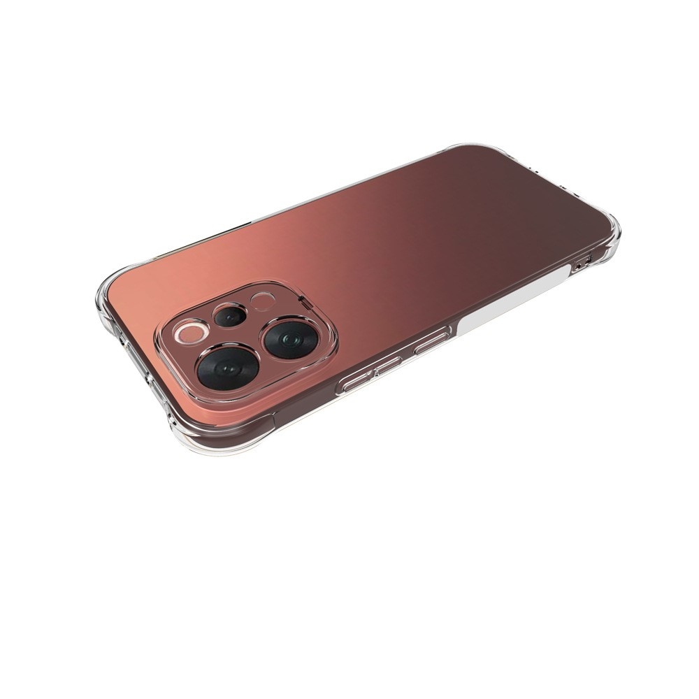 Průhledný gelový obal s vyztuženými rohy na mobil Vivo V70 5G
