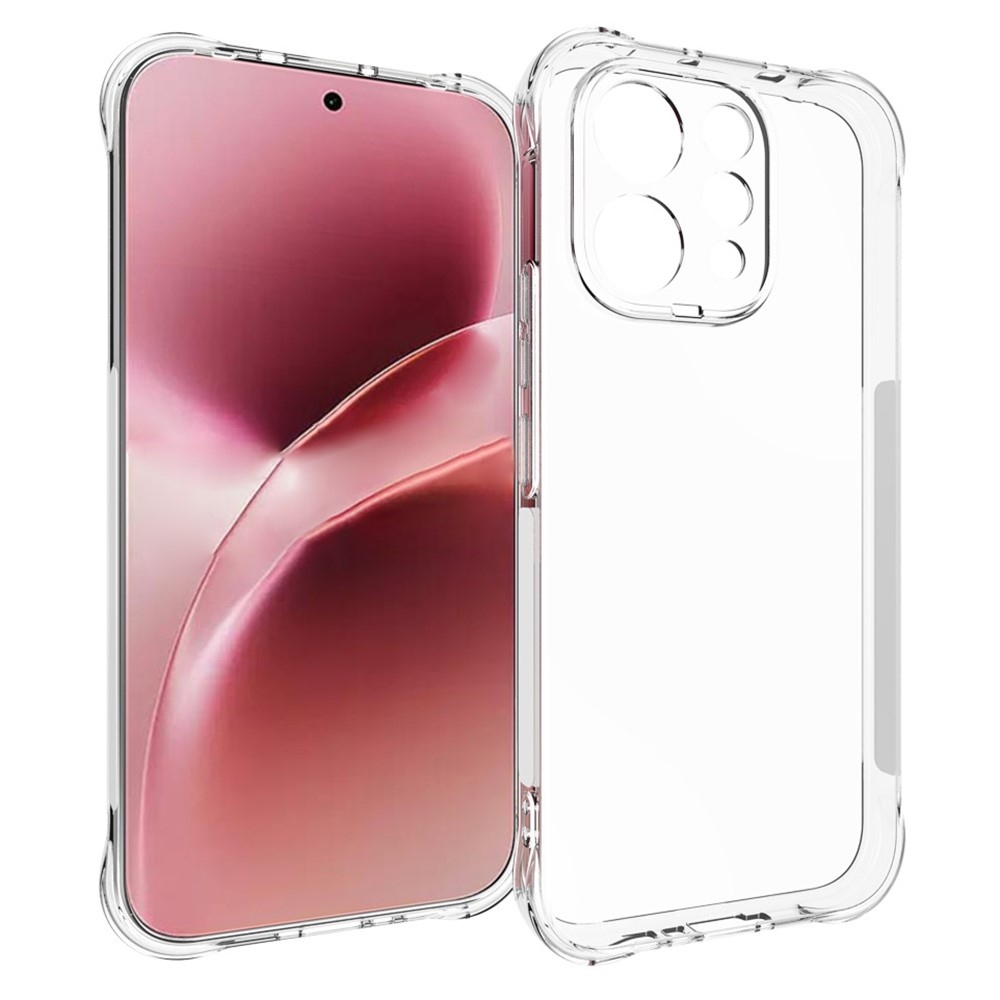 Průhledný gelový obal s vyztuženými rohy na mobil Vivo V70 5G