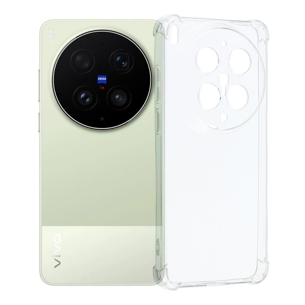 Průhledný gelový obal s vyztuženými rohy na mobil Vivo X300 Ultra 5G