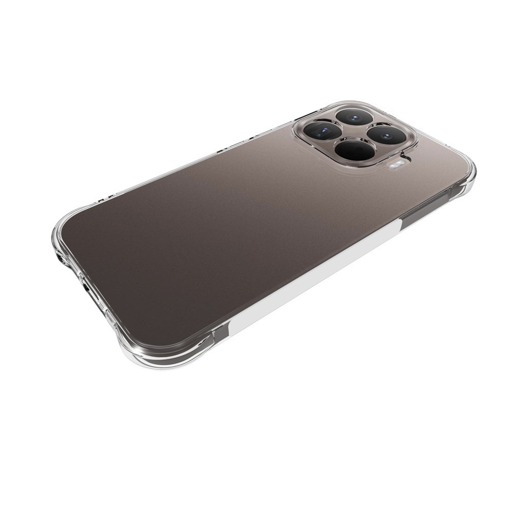Průhledný gelový obal s vyztuženými rohy na mobil Xiaomi 17T