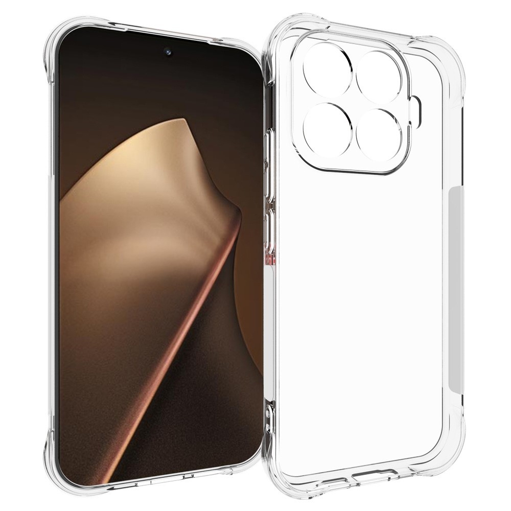 Průhledný gelový obal s vyztuženými rohy na mobil Xiaomi 17T
