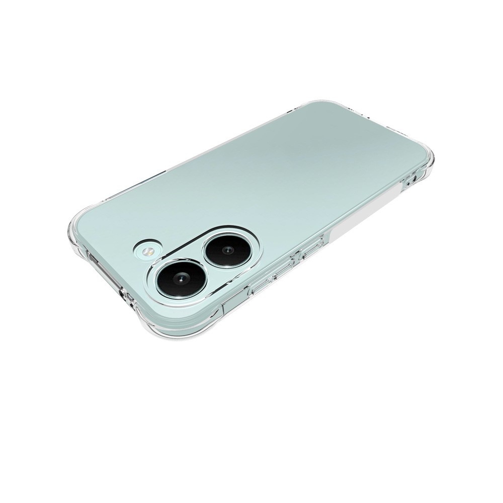 Průhledný gelový obal s vyztuženými rohy na mobil Xiaomi Poco X8 Pro 5G