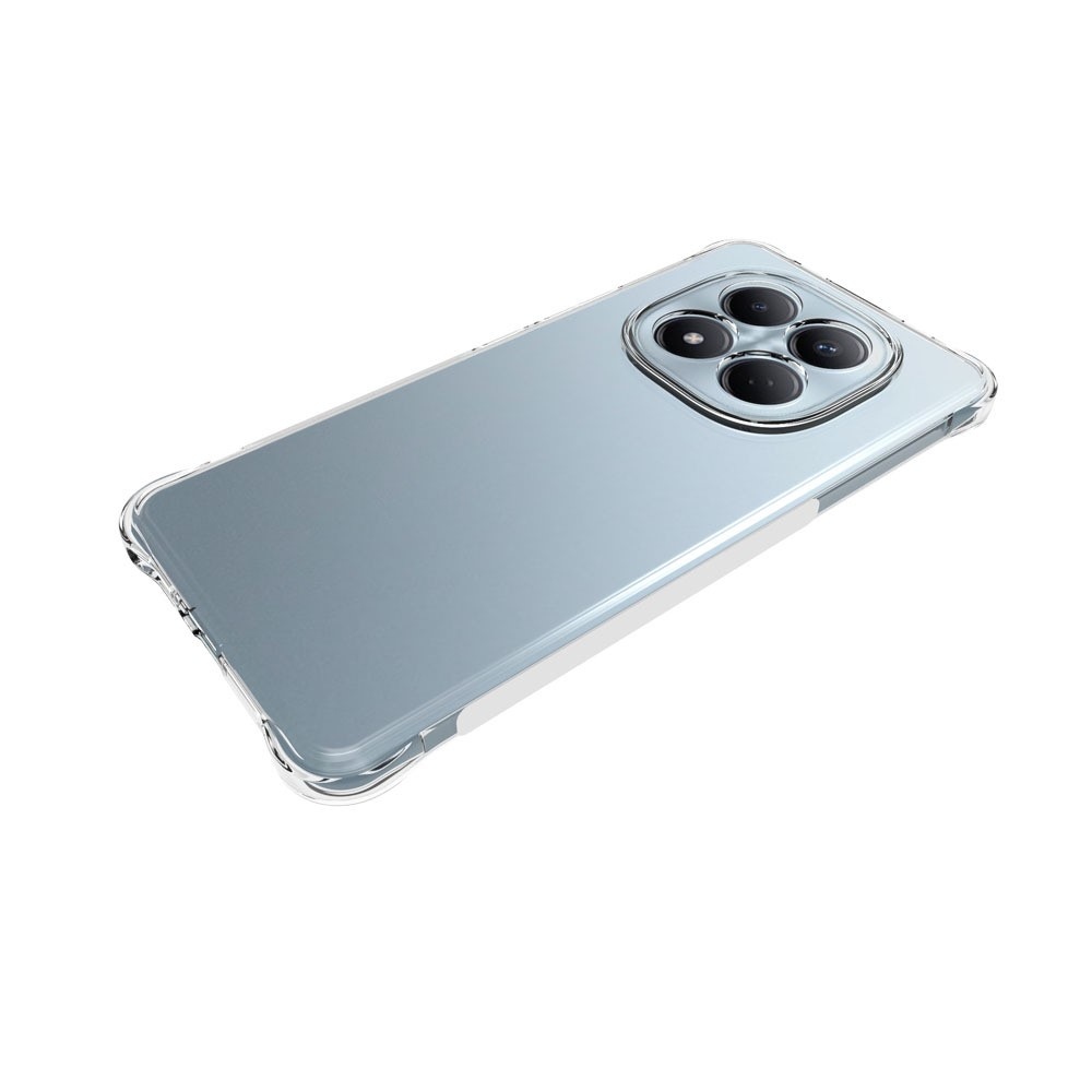 Průhledný gelový obal s vyztuženými rohy na mobil Xiaomi Redmi Note 15 Pro 4G - průhledný