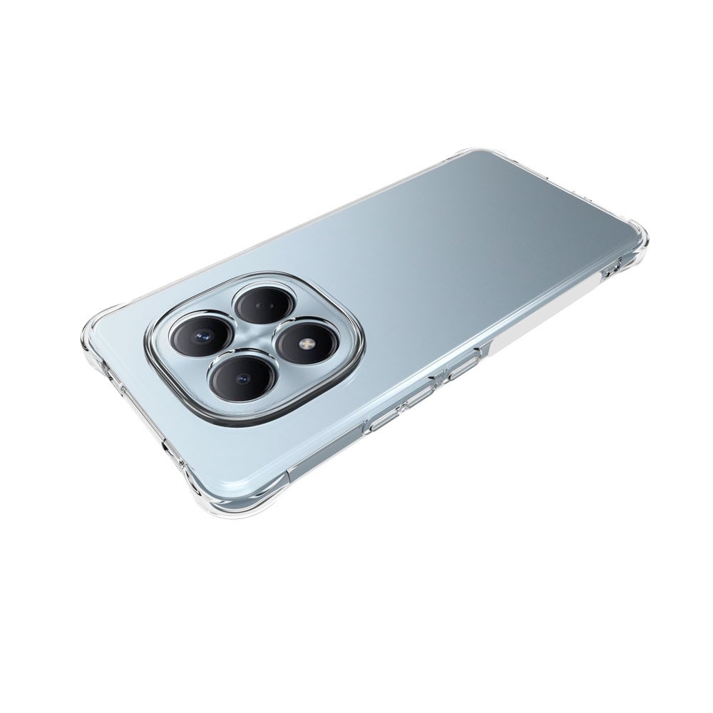 Průhledný gelový obal s vyztuženými rohy na mobil Xiaomi Redmi Note 15 Pro 4G - průhledný