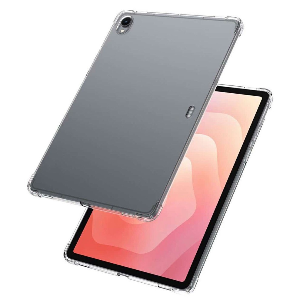 Průhledný gelový obal s vyztuženými rohy na Samsung Galaxy Tab S12+ - průhledný