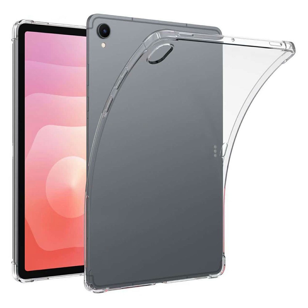 Průhledný gelový obal s vyztuženými rohy na Samsung Galaxy Tab S12+ - průhledný