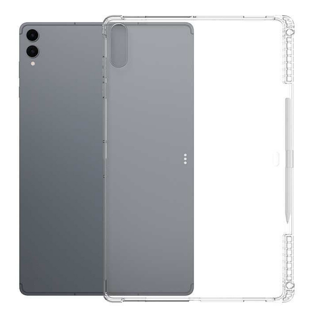 Průhledný gelový obal s vyztuženými rohy na Samsung Galaxy Tab S12 Ultra - průhledný