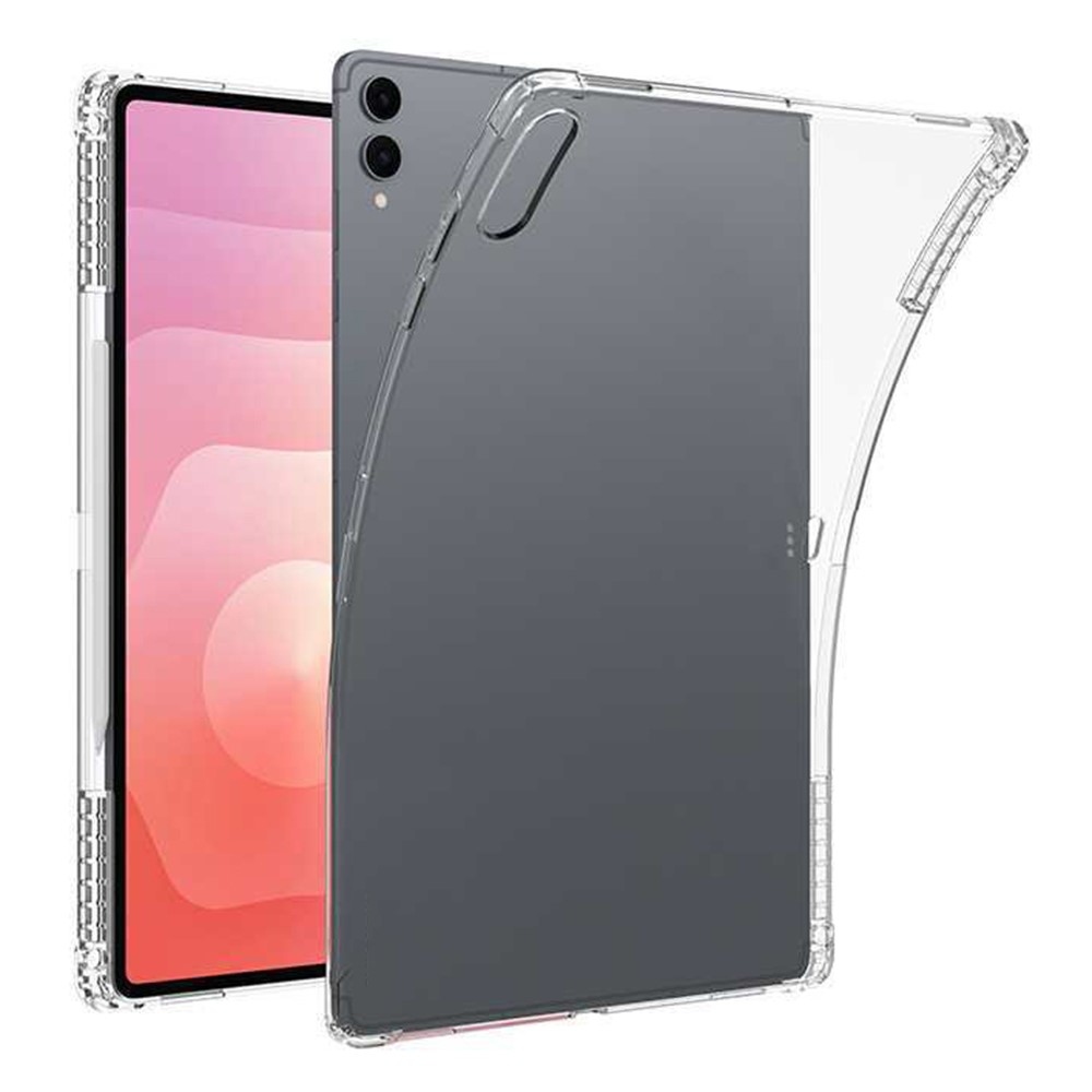 Průhledný gelový obal s vyztuženými rohy na Samsung Galaxy Tab S12 Ultra - průhledný