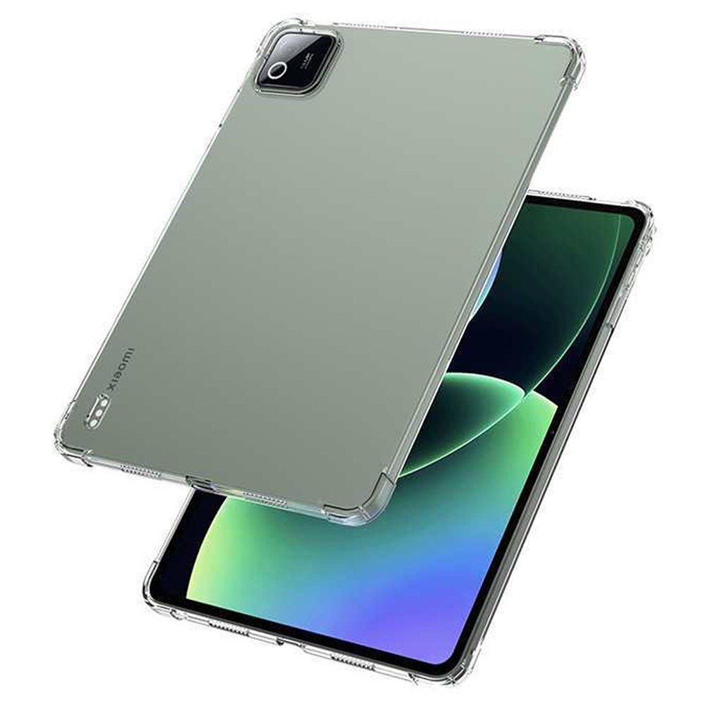 Průhledný gelový obal s vyztuženými rohy na Xiaomi Pad 8/8 Pro - průhledný