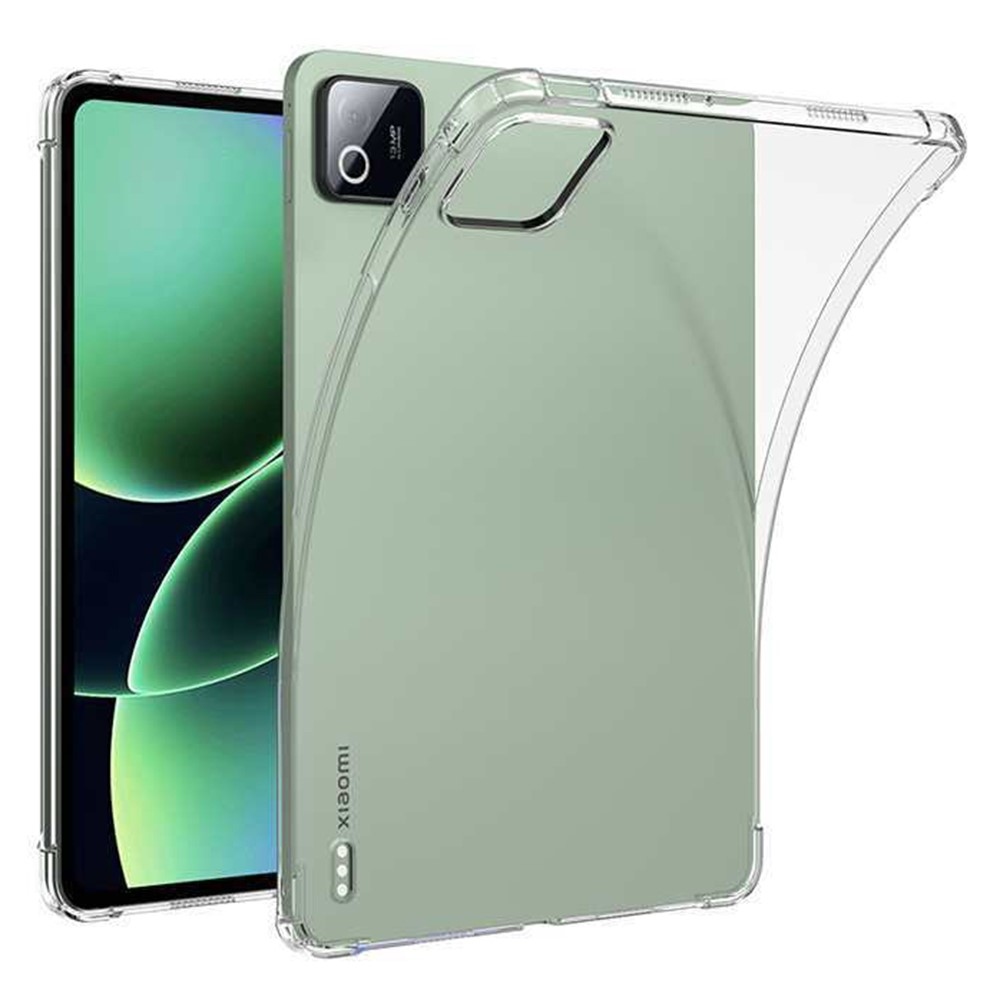 Průhledný gelový obal s vyztuženými rohy na Xiaomi Pad 8/8 Pro - průhledný