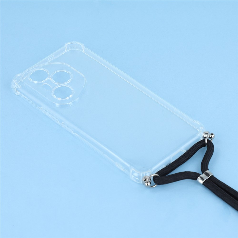 Průhledný gelový obal se šňůrkou na Honor 400 Pro