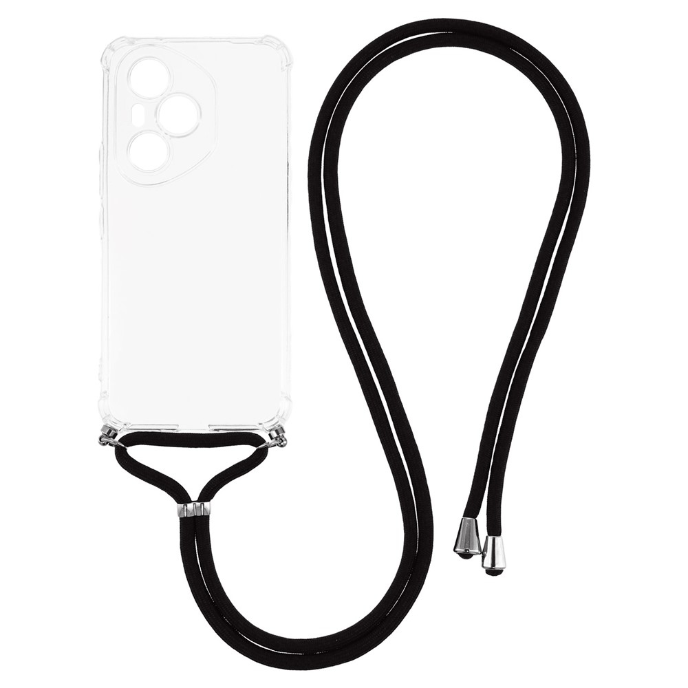 Průhledný gelový obal se šňůrkou na Honor 400 Pro