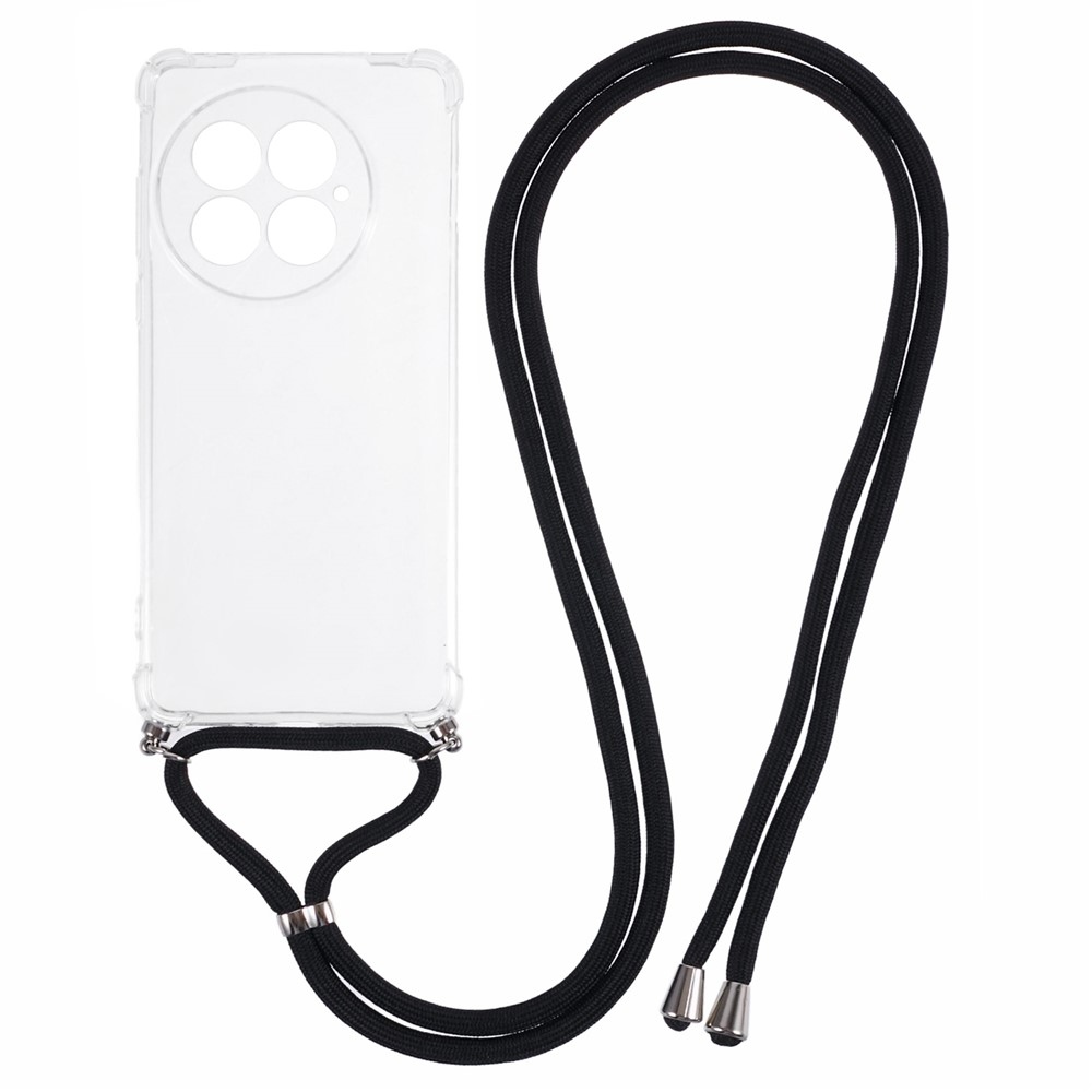 Průhledný gelový obal se šňůrkou na OnePlus 13