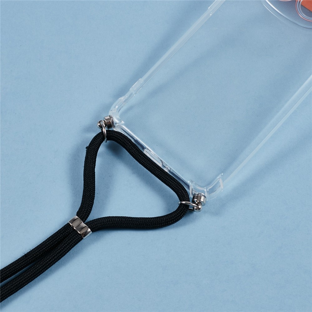 Průhledný gelový obal se šňůrkou na Xiaomi Redmi Note 15 Pro+ 5G