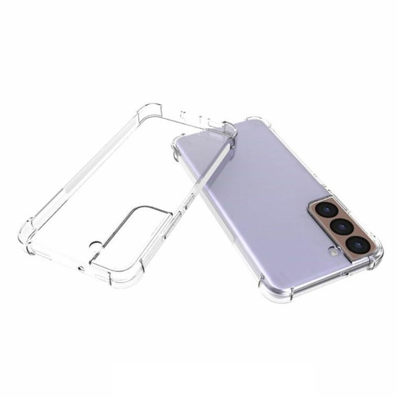 Průhledný obal s vyztuženými rohy pro mobil Samsung Galaxy S22 5G