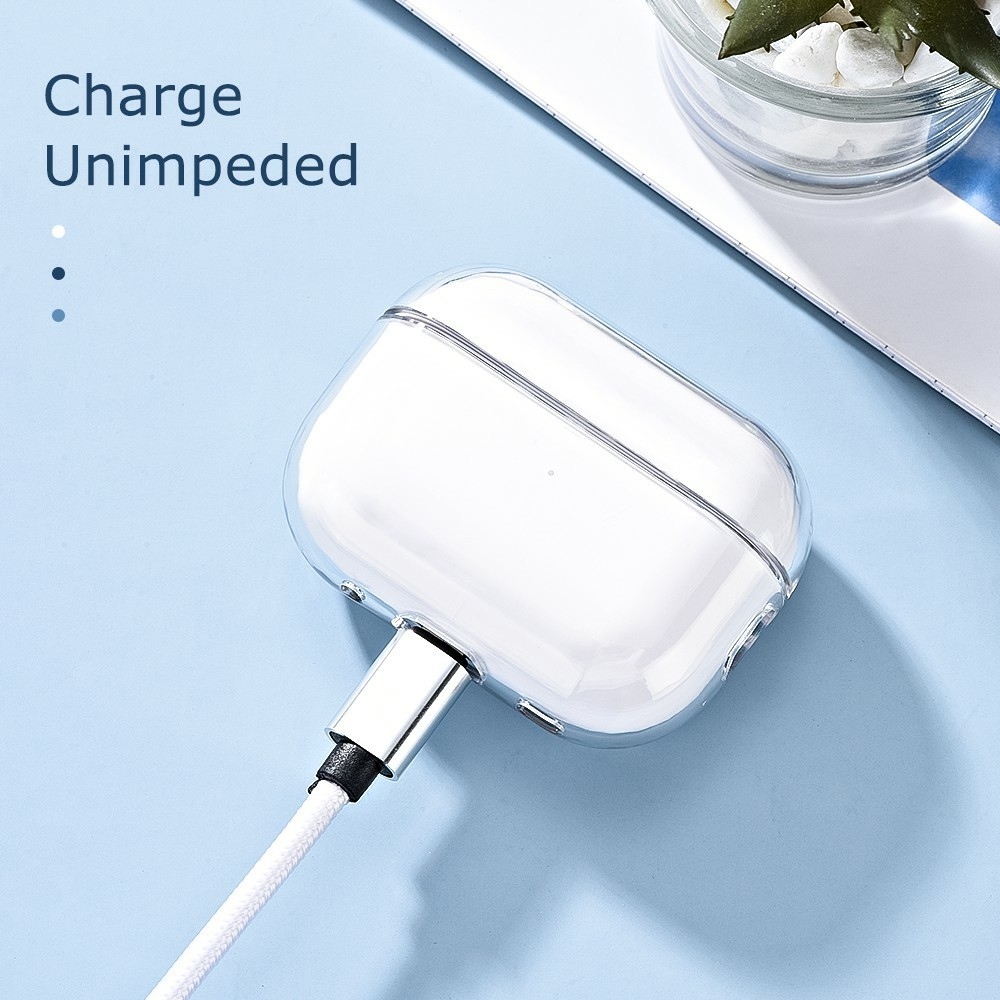 Průhledný plastový obal na Apple AirPods Pro 3