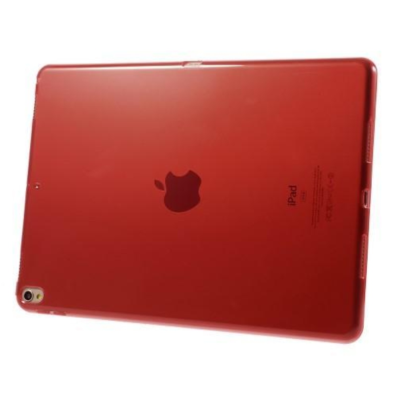 Průsvitný gelový obal na iPad Pro 10.5 - červený